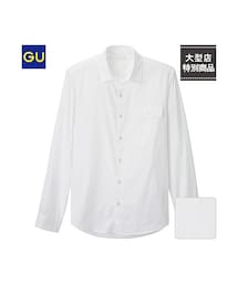 GU | （GU）ブロードシャツ（長袖）Ａ(トップス)
