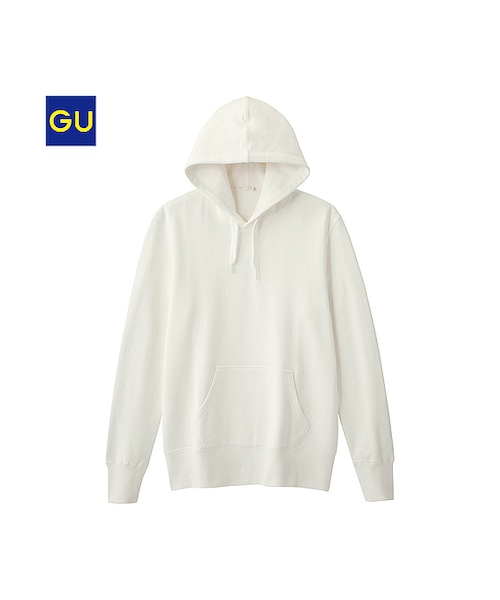GU(ジーユー)の「(GU)スウェットプルパーカ(長袖)A(MEN ⁄ パーカ・カーディガン・メンズ・NAVY/BLACK/WHITE/GRAY/RED・S/XL/L/M)」の2枚目の写真