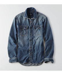 American Eagle | AEOクラシックデニムワークウェアシャツ(シャツ/ブラウス)