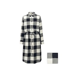 UNIQLO | WOMEN フランネルロングシャツ（長袖）E(シャツ/ブラウス)