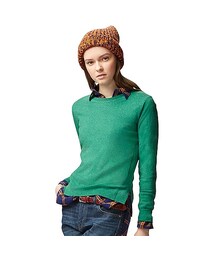 UNIQLO | WOMEN コットンカシミヤクルーネックセーター（長袖）(ニット/セーター)