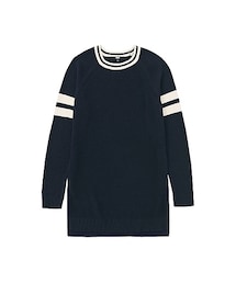 UNIQLO | WOMEN コットンカシミヤラインロングセーター（長袖）(ニット/セーター)