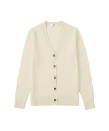 UNIQLO | WOMEN ラムVネックカーディガン（長袖）(ニット/セーター)