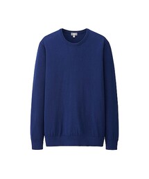 UNIQLO | MEN コットンカシミヤクルーネックセーター（長袖）(ニット/セーター)
