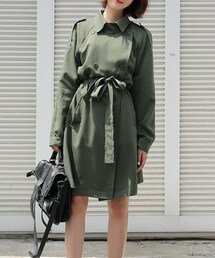 DHOLIC | ミリタリーカラートレンチコート(トレンチコート)