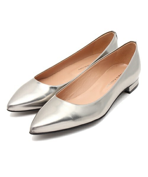 FABIO RUSCONI(ファビオルスコーニ)の「【FABIO RUSCONI】メタリックポインテッドシューズ (F51111)(パンプス・レディース・ブロンズ/シルバー・35/36/37/38)」の2枚目の写真