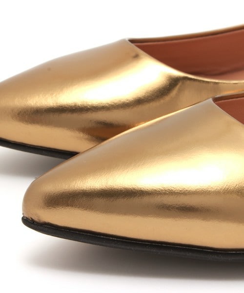FABIO RUSCONI(ファビオルスコーニ)の「【FABIO RUSCONI】メタリックポインテッドシューズ (F51111)(パンプス・レディース・ブロンズ/シルバー・35/36/37/38)」の6枚目の写真