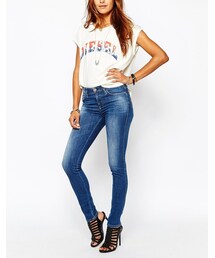 DIESEL | Diesel Mid Rise Super Skinny Jean In Clean Vintage Wash Denim(デニムパンツ)