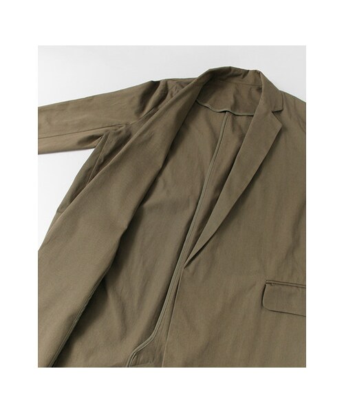 KBF（ケイビーエフ）の「KBF+ ビックコート（ジャケット/アウター・レディース・BROWN/KHAKI/NAVY・one）」の16枚目の写真