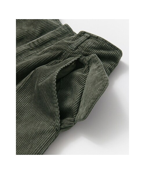 KBF（ケイビーエフ）の「コーデュロイWIDEカーゴパンツ（パンツ・レディース・KHAKI/BEIGE/NAVY・36/38）」の17枚目の写真