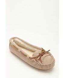 FOREVER 21 | FOREVER 21 Fringed Suede Moccasins(シューズ)