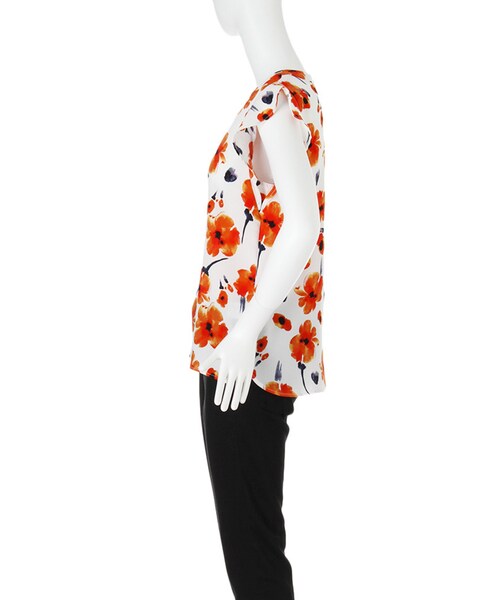 EMODA（エモダ）の「through choose トップ（トップス・レディース・ホワイト/ブラック/ベージュ/ライトミックス・S/M）」の6枚目の写真