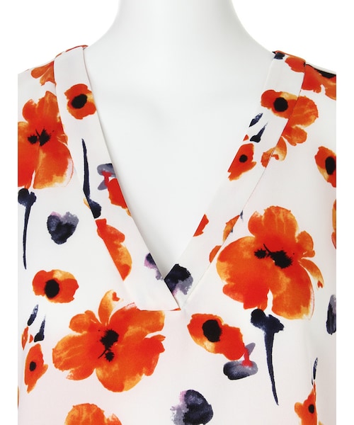 EMODA（エモダ）の「through choose トップ（トップス・レディース・ホワイト/ブラック/ベージュ/ライトミックス・S/M）」の8枚目の写真