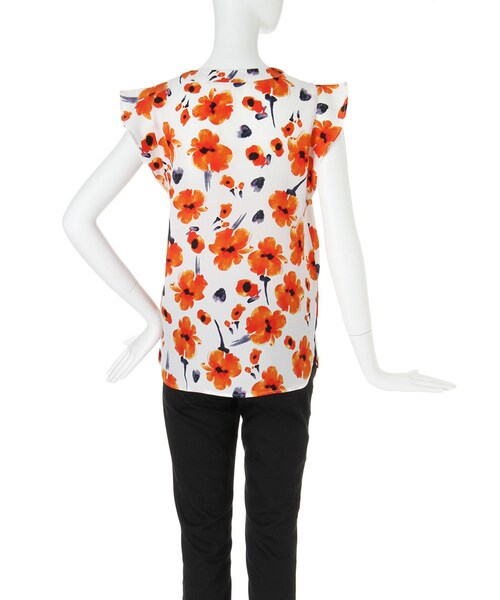 EMODA（エモダ）の「through choose トップ（トップス・レディース・ホワイト/ブラック/ベージュ/ライトミックス・S/M）」の7枚目の写真