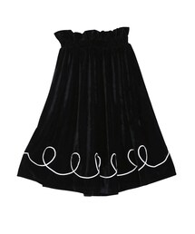 merry jenny | くるくるベロアミモレスカート(スカート)