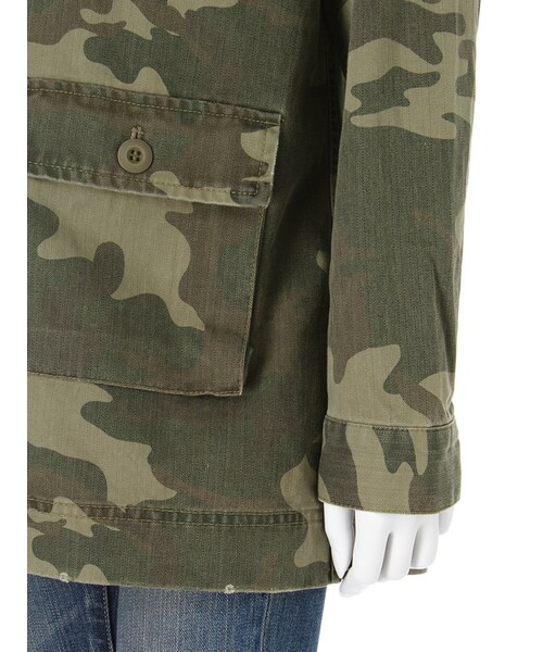 Ungrid(アングリッド)の「クラッシュミリタリージャケット(ジャケット/アウター・レディース・ミックス・F)」の7枚目の写真