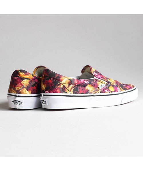 VANS(バンズ)の「Classic Slip-on(ファッション雑貨・Flower・5.5/6/9/9.5/10)」の2枚目の写真