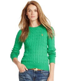 POLO RALPH LAUREN | Polo Ralph Lauren Cable-Knit Crew-Neck Sweater(ニット/セーター)