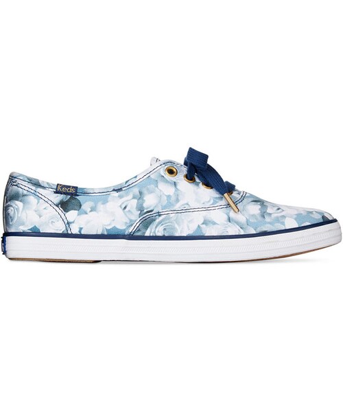 Keds（ケッズ）の「Keds Women's Limited Edition Taylor Swift Champion Floral Print Sneakers（スニーカー・レディース・Blue/Purple・5.5M/6M/6.5M/7M/7.5M/8M/8.5M/9M/9.5M/10M）」の3枚目の写真
