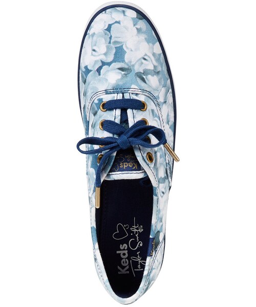 Keds（ケッズ）の「Keds Women's Limited Edition Taylor Swift Champion Floral Print Sneakers（スニーカー・レディース・Blue/Purple・5.5M/6M/6.5M/7M/7.5M/8M/8.5M/9M/9.5M/10M）」の4枚目の写真