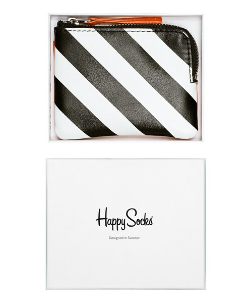 Happy Socks(ハッピーソックス)の「LEATHER WALLET POLKA(財布/小物・レディース・Black, White・One Size)」の3枚目の写真