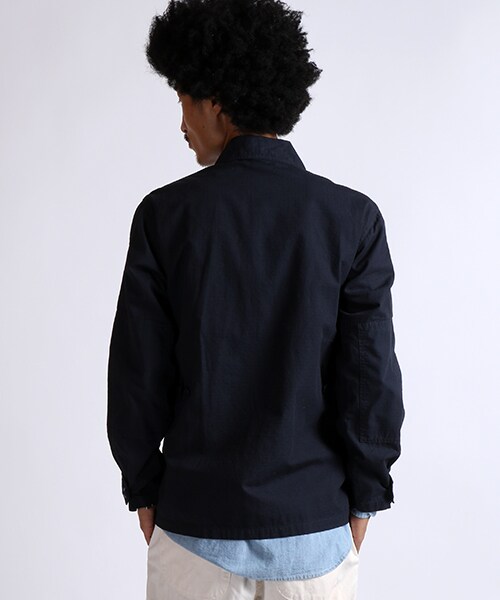 FREAK'S STORE（フリークスストア）の「リップストップジャングルファティーグシャツ（ジャケット/アウター・メンズ・オリーブ/ネイビー・M/L）」の3枚目の写真