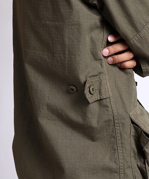 FREAK'S STORE（フリークスストア）の「リップストップジャングルファティーグシャツ（ジャケット/アウター・メンズ・オリーブ/ネイビー・M/L）」の14枚目の写真