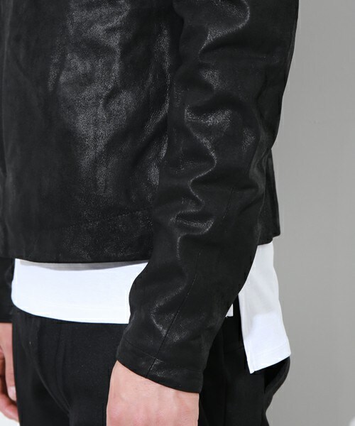 JULIUS（ユリウス）の「シームドレザーライダースジャケット（）」 - WEAR