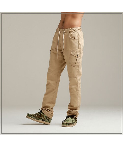 ROMANTIC CROWN（ロマンティッククラウン）の「BANDING CARGO PANTS_BEIGE（その他・メンズ・기타）」の3枚目の写真