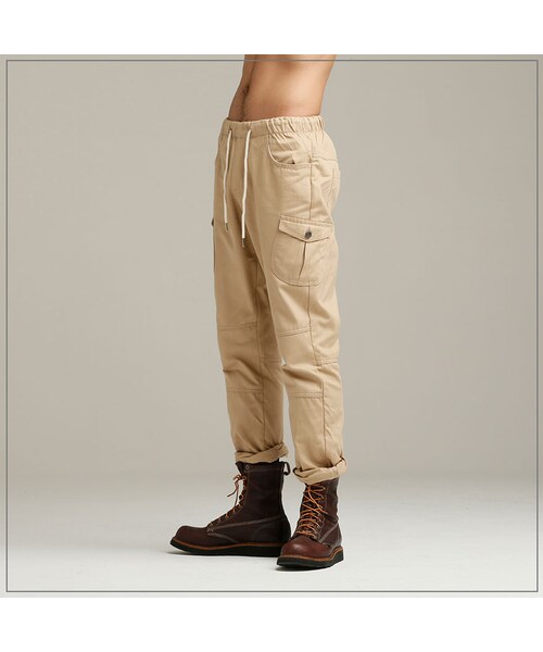 ROMANTIC CROWN（ロマンティッククラウン）の「BANDING CARGO PANTS_BEIGE（その他・メンズ・기타）」の4枚目の写真