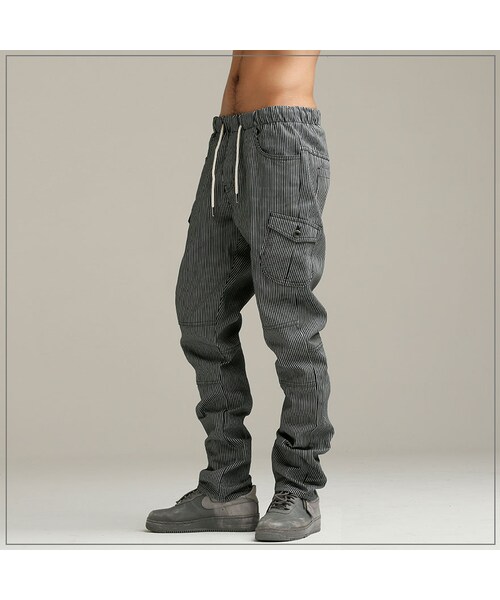 ROMANTIC CROWN(ロマンティッククラウン)の「BANDING CARGO PANTS_STRIPE(その他・メンズ・기타)」の3枚目の写真