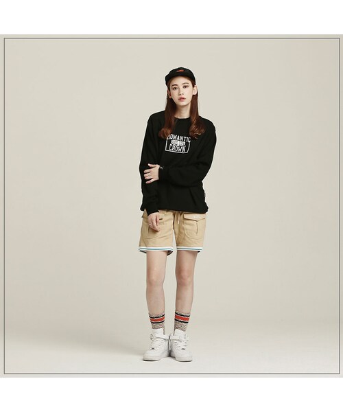ROMANTIC CROWN（ロマンティッククラウン）の「CHECK LIST CREW NECK_BLACK（その他・メンズ・기타）」の2枚目の写真
