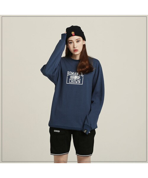 ROMANTIC CROWN（ロマンティッククラウン）の「CHECK LIST CREW NECK_BLUE（その他・メンズ・기타）」の6枚目の写真
