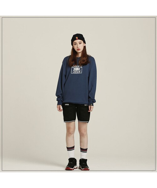 ROMANTIC CROWN（ロマンティッククラウン）の「CHECK LIST CREW NECK_BLUE（その他・メンズ・기타）」の2枚目の写真