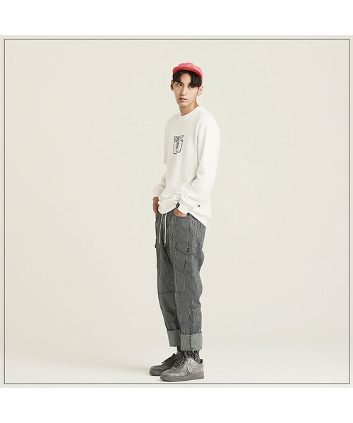 ROMANTIC CROWN（ロマンティッククラウン）の「CHECK LIST CREW NECK_WHITE（その他・メンズ・기타）」の3枚目の写真