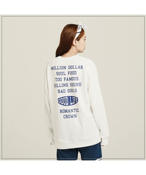 ROMANTIC CROWN（ロマンティッククラウン）の「CHECK LIST CREW NECK_WHITE（その他・メンズ・기타）」の8枚目の写真