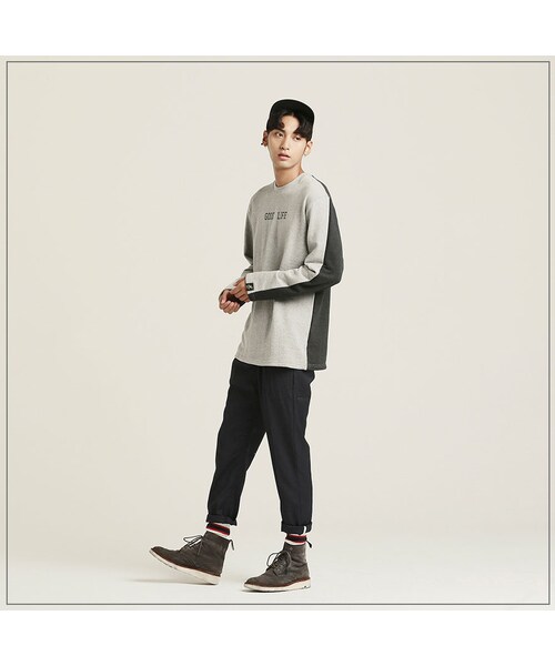 ROMANTIC CROWN（ロマンティッククラウン）の「GOOD LIFE REVERSE ROUND NECK_BLACK（その他・メンズ・기타）」の3枚目の写真