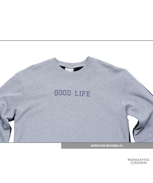 ROMANTIC CROWN（ロマンティッククラウン）の「GOOD LIFE REVERSE ROUND NECK_BLACK（その他・メンズ・기타）」の12枚目の写真