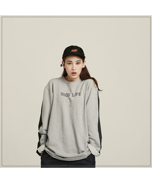 ROMANTIC CROWN（ロマンティッククラウン）の「GOOD LIFE REVERSE ROUND NECK_BLACK（その他・メンズ・기타）」の7枚目の写真