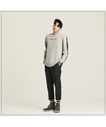 ROMANTIC CROWN | GOOD LIFE REVERSE ROUND NECK_BLACK(その他)