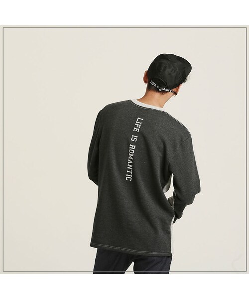 ROMANTIC CROWN（ロマンティッククラウン）の「GOOD LIFE REVERSE ROUND NECK_BLACK（その他・メンズ・기타）」の8枚目の写真