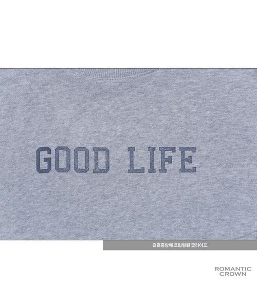 ROMANTIC CROWN（ロマンティッククラウン）の「GOOD LIFE REVERSE ROUND NECK_BLACK（その他・メンズ・기타）」の13枚目の写真