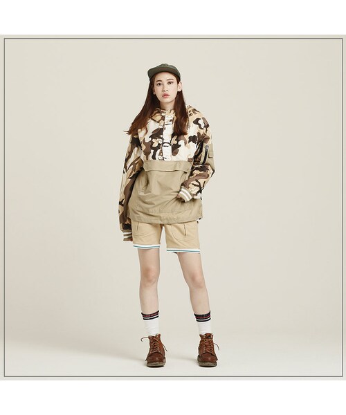 ROMANTIC CROWN（ロマンティッククラウン）の「GOOD LIFE CAMO ANORAK_BEIGE（ジャケット/アウター・メンズ・기타）」の2枚目の写真