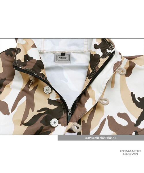 ROMANTIC CROWN（ロマンティッククラウン）の「GOOD LIFE CAMO ANORAK_BEIGE（ジャケット/アウター・メンズ・기타）」の12枚目の写真