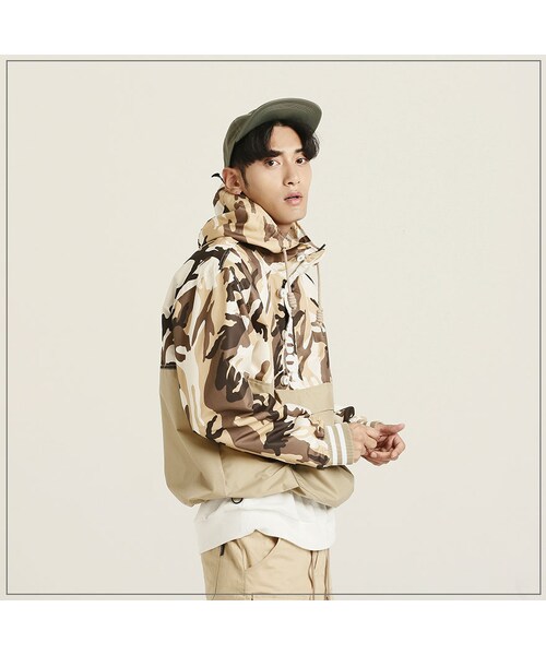 ROMANTIC CROWN（ロマンティッククラウン）の「GOOD LIFE CAMO ANORAK_BEIGE（ジャケット/アウター・メンズ・기타）」の9枚目の写真