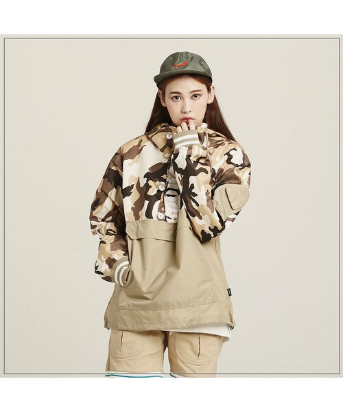 ROMANTIC CROWN（ロマンティッククラウン）の「GOOD LIFE CAMO ANORAK_BEIGE（ジャケット/アウター・メンズ・기타）」の6枚目の写真