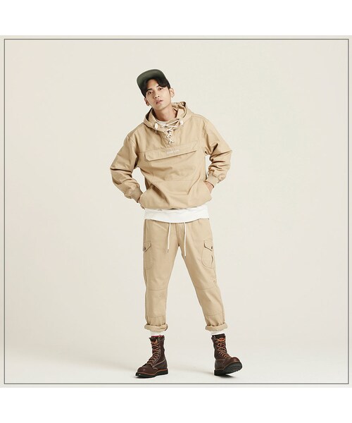 ROMANTIC CROWN（ロマンティッククラウン）の「ROBIN ANORAK_BEIGE（ジャケット/アウター・メンズ・기타）」の3枚目の写真