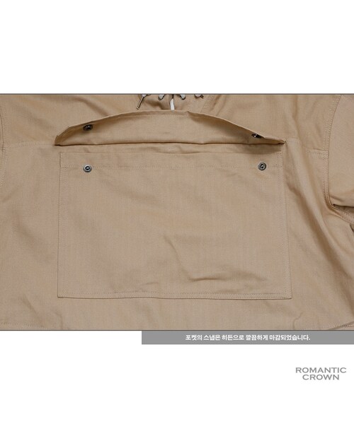 ROMANTIC CROWN（ロマンティッククラウン）の「ROBIN ANORAK_BEIGE（ジャケット/アウター・メンズ・기타）」の15枚目の写真