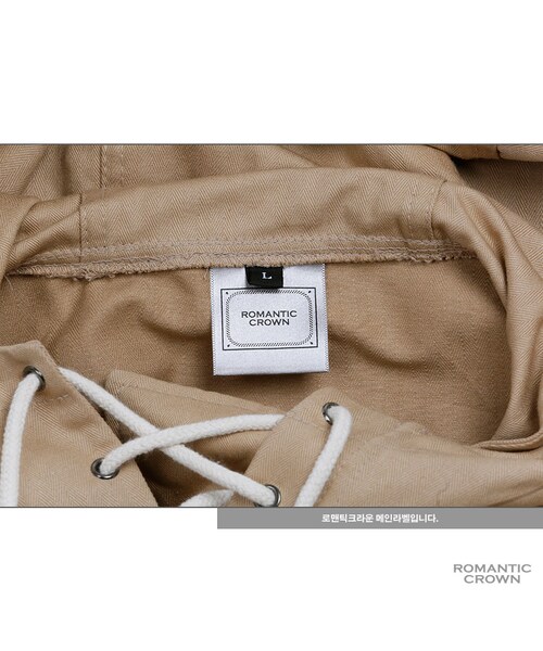 ROMANTIC CROWN（ロマンティッククラウン）の「ROBIN ANORAK_BEIGE（ジャケット/アウター・メンズ・기타）」の12枚目の写真