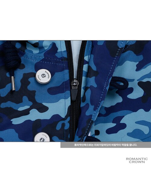 ROMANTIC CROWN（ロマンティッククラウン）の「GOOD LIFE CAMO ANORAK_BLUE（ジャケット/アウター・メンズ・기타）」の15枚目の写真